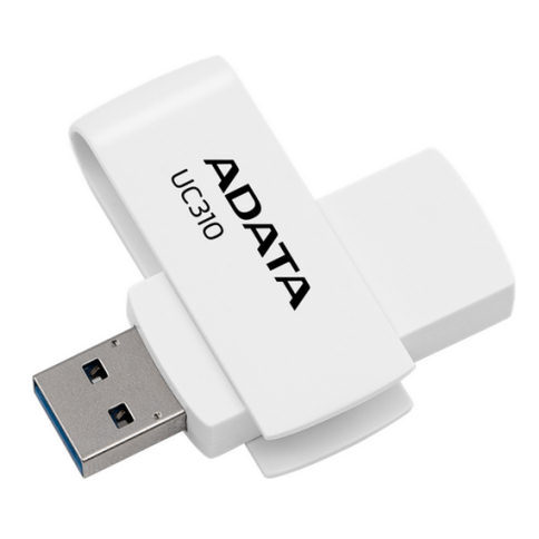 View a Larger Image 128GB A-Data UC310 USB3.2 Storage Drive, White