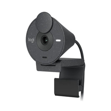 View a Larger Image Logitech Brio 300 FullHD Webcam, Graphite
