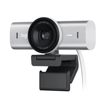 View a Larger Image Logitech MX Brio 4K Webcam, Pale Grey