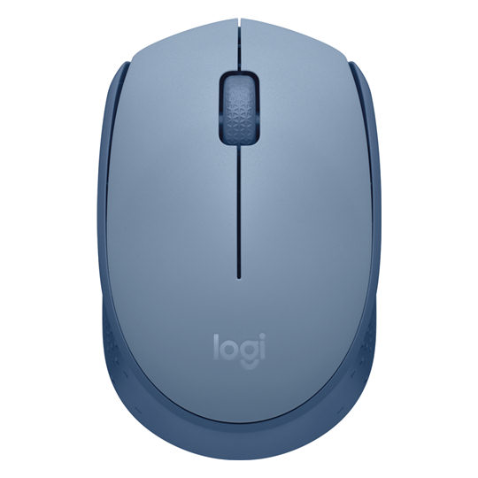 View a Larger Image Logitech M171 Wireless Mouse, Blue/Grey