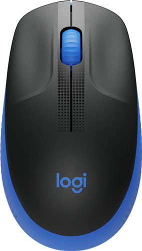 View a Larger Image Logitech M190 Full Size Wireless Mouse, Blue