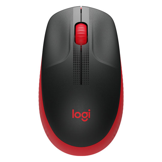 View a Larger Image Logitech M190 Full Size Wireless Mouse, Red