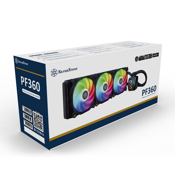 Silverstone PermaFrost PF360-ARGB-V2 360mm Addressable RGB Liquid Cooler
